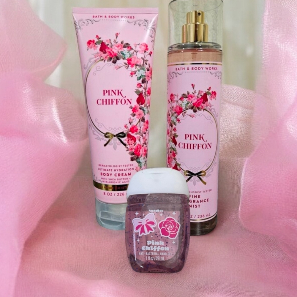 Pink Chiffon Bath & Body Works Repackaging